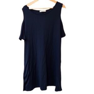 Women's Navy tee shirt dress 18